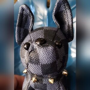 Black Bulldog Bagcharm,Keyring Charm